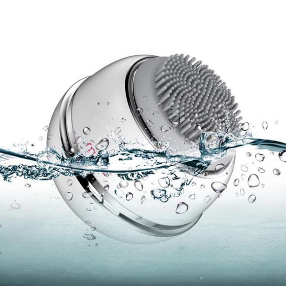 Electric Rechargeable Sonic Scrubber Silicone Facial Cleansing Brush For Face - Picture 8 of 14